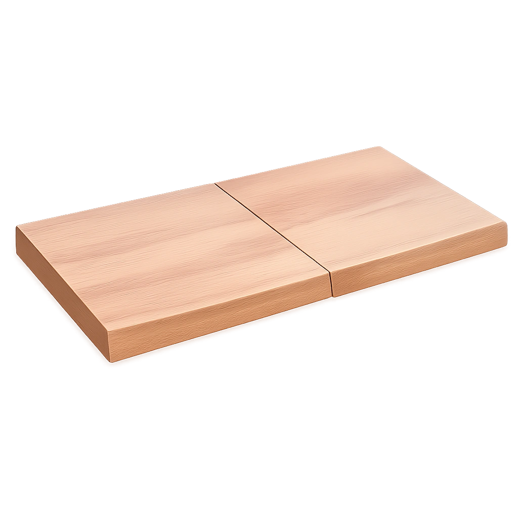 Massivholz Eichen Tischplatte Naturkante, DIY Esstisch & Couchtisch