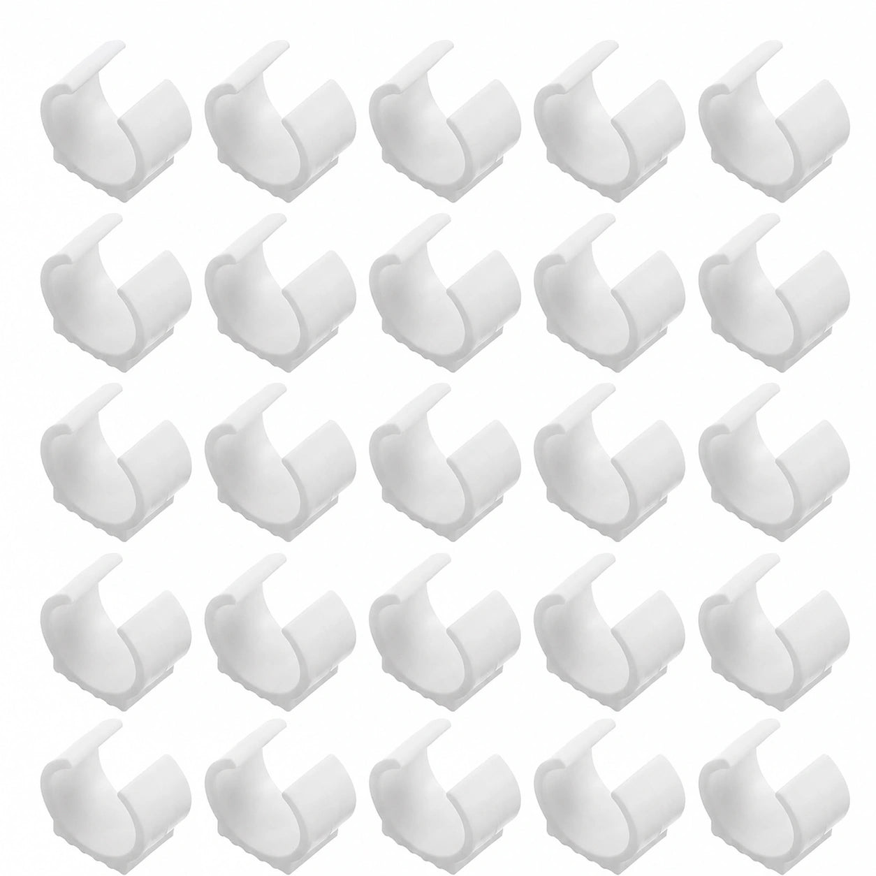 Rutschfeste U-förmige Fußpads aus Kunststoff für Hängemattenständer und Stühle – Set aus 20, Geräuschreduzierung, passend für 38-42 mm Rohre, ideal für Fliesenböden