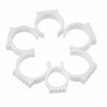 Rutschfeste U-förmige Kunststoff-Fußkappen, 20er Set für 38-42 mm Rundrohre, ideal für Hängemattenständer und Schwingstühle