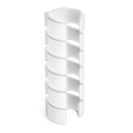 Rutschfeste U-förmige Möbelgleiter aus Kunststoff, 20er Set für Stühle und Hängemattenständer, geeignet für 38-42mm Rohrdurchmesser, innen und außen