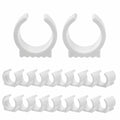 Totority 20er Set Anti-Rutsch U-förmige Kunststoff-Pads für Stuhl- und Hängemattenbeine, geeignet für 38-42mm Rohre, Schutz für Holz- und Teppichböden