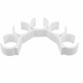 HANABASS 20 rutschfeste U-förmige Kunststofffußpads für Hängemattenständer, Stuhlbeine, Bodenschutz, passend für Rohre 38-42mm, ideal für Terrasse und Garten