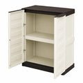 Wasserdichter Gartenschrank aus Kunststoff für Balkon und Terrasse