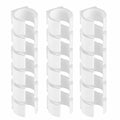 Kisangel Rutschfeste U-förmige Gummipolster, 20er Set für 38-42mm Rundrohre, Bodenschoner für Hängematten und Gartenmöbel