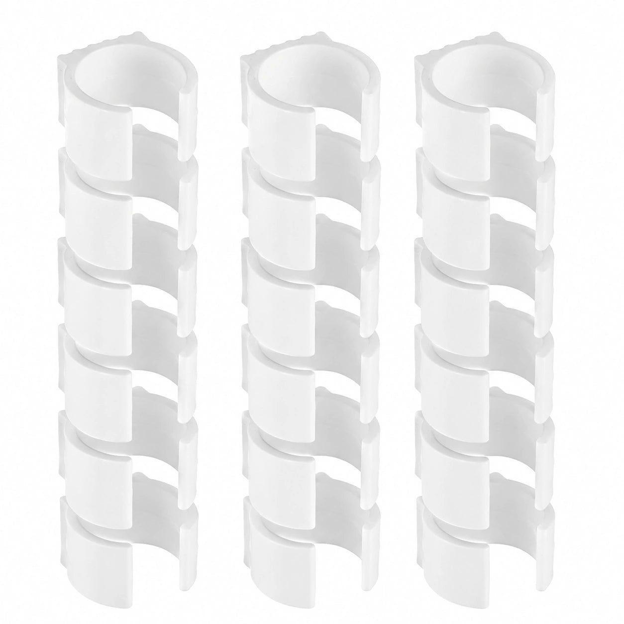 Kisangel Rutschfeste U-förmige Gummipolster, 20er Set für 38-42mm Rundrohre, Bodenschoner für Hängematten und Gartenmöbel